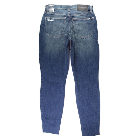 Lucky Brand NWT Ava Destroyed Midrise Skinny with Raw Hems 6/28 - Picture 8 of 12